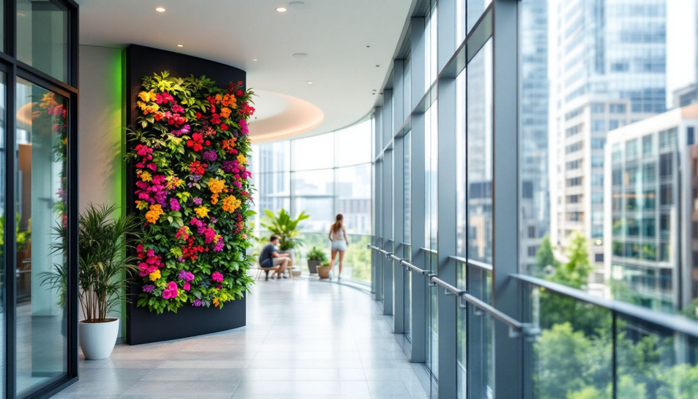 Explorer les bienfaits des jardins verticaux dans des espaces restreints